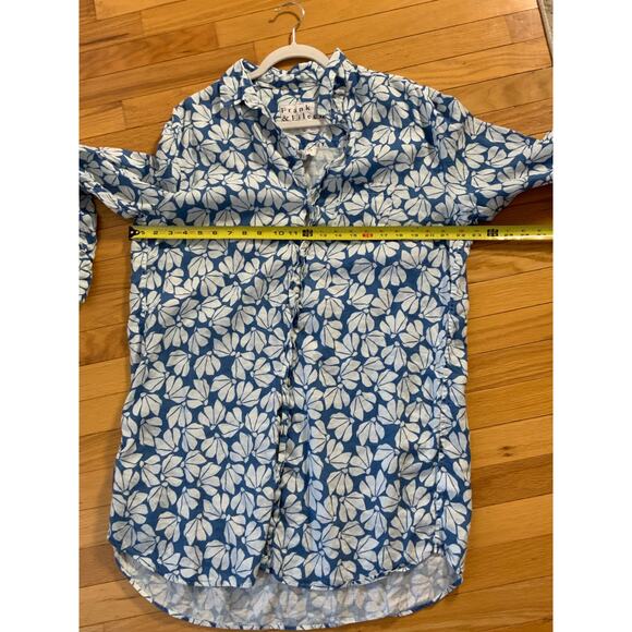 Frank & Eileen Mary Classic Linen Shirt Dress size large - Picture 5 of 6